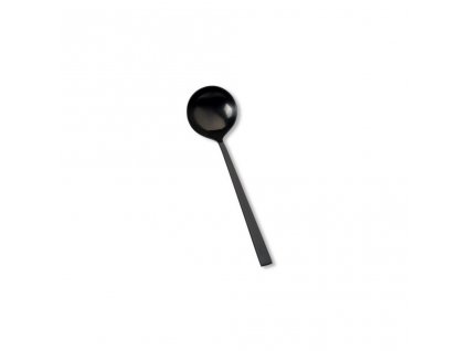 Serving spoon, black, Bitz