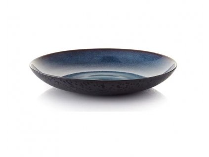 Salad bowl 40 cm, black/dark blue, Bitz