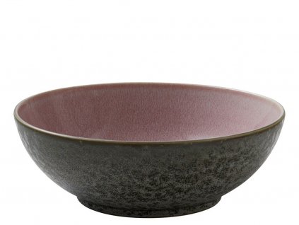 Salad bowl 30 cm, grey/pink, Bitz