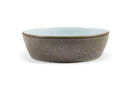 Dining bowl 18 cm, grey/light blue, Bitz