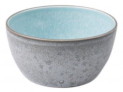 Serving bowl 14 cm, grey/light blue, Bitz