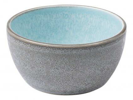 Serving bowl 10 cm, grey/light blue, Bitz