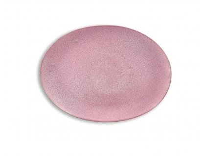 Serving platter 45 x 34 cm, grey/light pink, Bitz