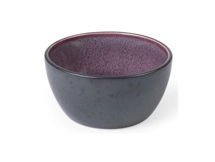 Serving bowl 10 cm, black/purple, Bitz