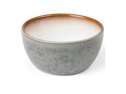 Serving bowl 10 cm, grey/cream, Bitz