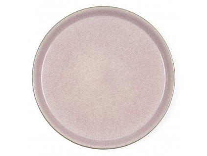 Dinner plate 27 cm, grey/pink, Bitz