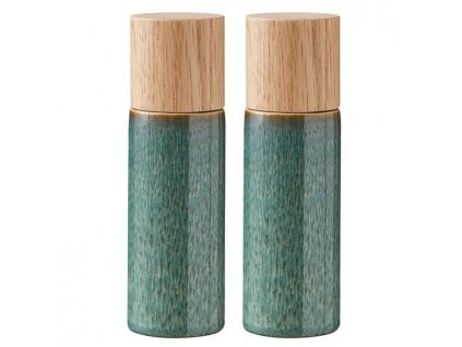 Salt and pepper mill set, green, Bitz