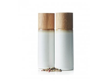 Salt and pepper mill set, 16,7 cm, cream, Bitz