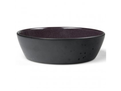 Dining bowl 18 cm, black/purple, Bitz