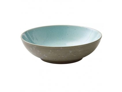 Dining bowl 24 cm, grey/light blue, Bitz
