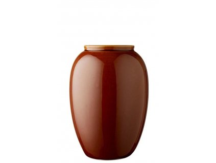 Vase 20 cm, amber, stoneware, Bitz