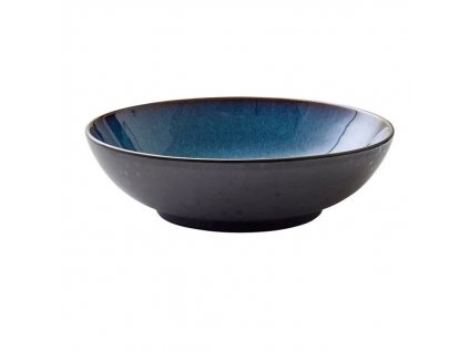 Salad bowl 24 cm, black/dark blue, Bitz