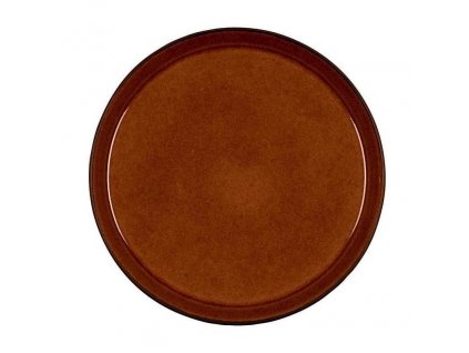 Dinner plate 27 cm, black/amber, Bitz