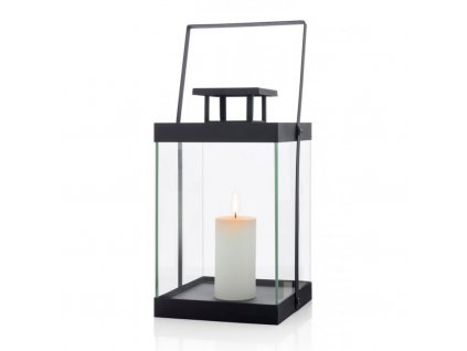 Lantern FINCA M 36,5 cm, black, Blomus