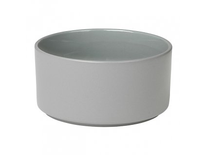 Serving bowl PILAR M 620 ml, light grey, Blomus