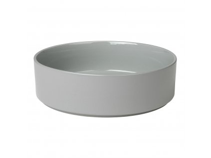 Serving bowl PILAR ⌀ 27 cm, light grey, Blomus