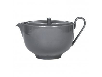Teapot RO 1,1 l, dark grey, porcelain, Blomus