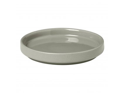 Tapas plate PILAR 10 cm, light grey, ceramic, Blomus