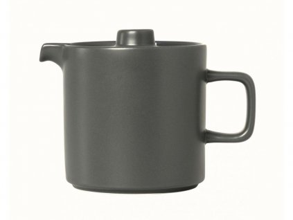Teapot PILAR 1 l, dark grey, ceramic, Blomus