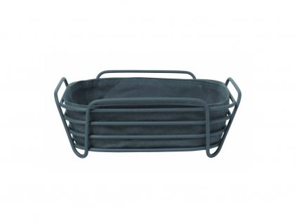 Bread basket DELARA L, 26 cm, dark grey, Blomus