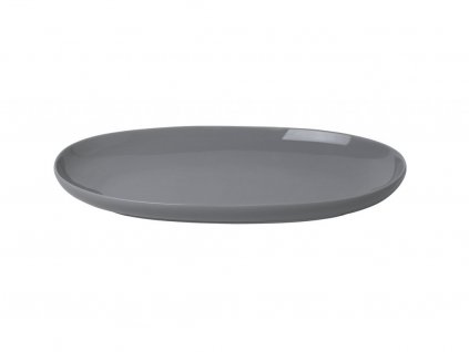 Serving Platter RO 30 x 18 cm, oval, dark grey, Blomus