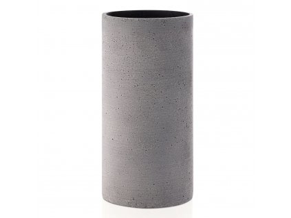 Vase COLUNA M, 24 cm, dark grey, Polystone, Blomus