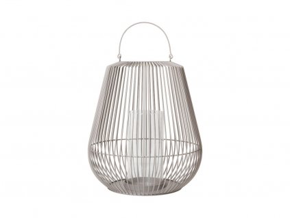 Lantern NIDEA M, 62 cm, grey, Blomus