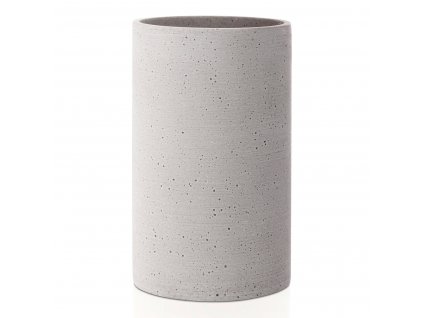 Vase COLUNA S, 20 cm, light grey, Polystone, Blomus