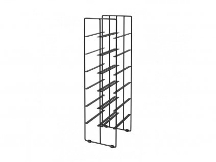 Floor wine rack PILARE, for 12 bottles, black, Blomus