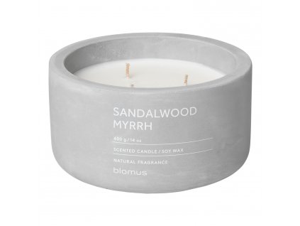 Scented candle FRAGA ⌀ 13 cm, Sandalwood Myrrh, Blomus