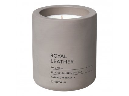 Scented candle FRAGA ⌀ 9 cm, Royal Leather, Blomus