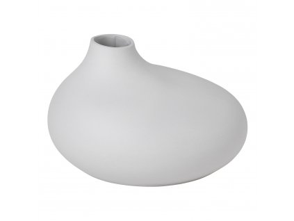 Vase NONA, light grey, porcelain Blomus