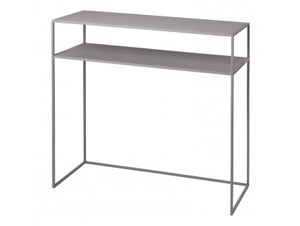 Console table FERA 85 cm, light grey, steel, Blomus