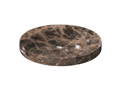 Pocket dump tray PESA ⌀ 12 cm, brown, marble, Blomus