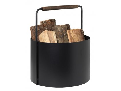 Indoor firewood holder ASHI, brown, Blomus