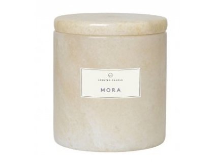 Scented candle FRABLE MORA, 8 cm, cream, Blomus