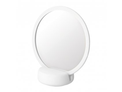 Cosmetic mirror SONO, white, Blomus