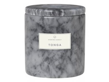 Scented candle FRABLE TONGA, 8 cm, grey, Blomus