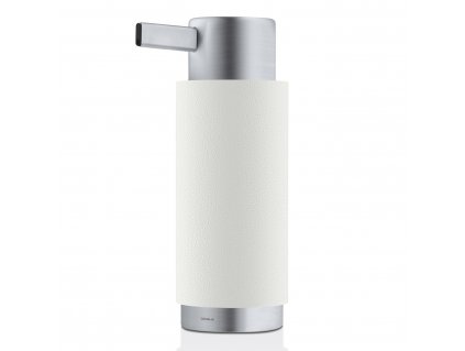 Liquid soap dispenser ARA, matt stainless steel/white, Blomus