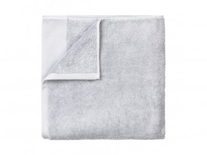 Bath towel RIVA 70 x 140 cm, light grey, Blomus