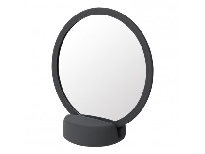 Cosmetic mirror SONO, dark grey, Blomus