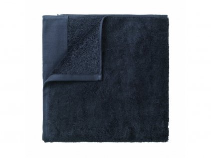 Bath towel RIVA 100 x 200 cm, dark grey, Blomus