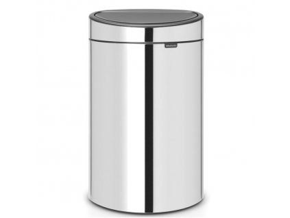 Touch top bin TOUCH BIN NEW 40 l, shiny steel, Brabantia