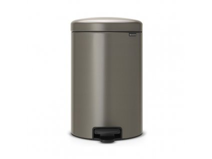 Pedal bin NEWICON 20 l, platinum, Brabantia