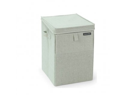 Laundry basket 35 l, stackable, green, Brabantia