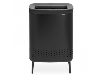 Laundry bin BO 2 x 45 l, black, Brabantia