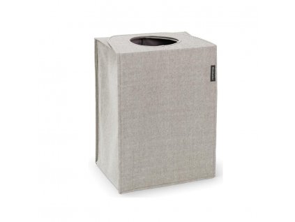 Laundry basket 55 l, light grey, Brabantia