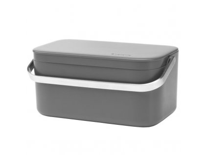 Food waste bin 1,8 l, grey, Brabantia