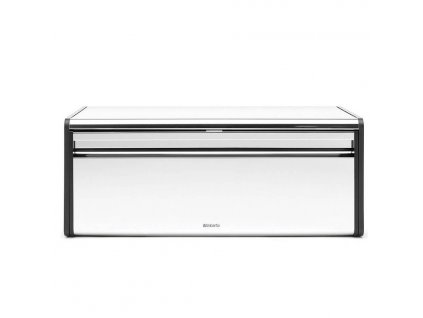 Bread bin FALL FRONT 46,5 cm, polished steel, Brabantia