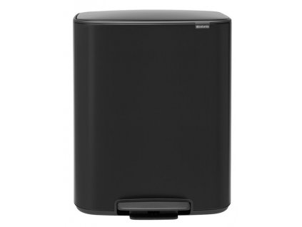 Pedal bin BO 2 x 30 l, black, Brabantia